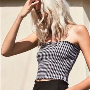 Checkered tube top
